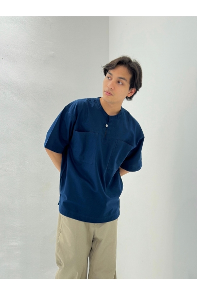 Kurta Short Sleeve Garang, Knight Blue